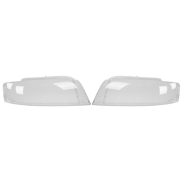 Par Strålkastarglasöverdrag Huvudlampa Lampskärm Transparent Skal 8E0 941 029C Passar för A4 B6 2002-2005