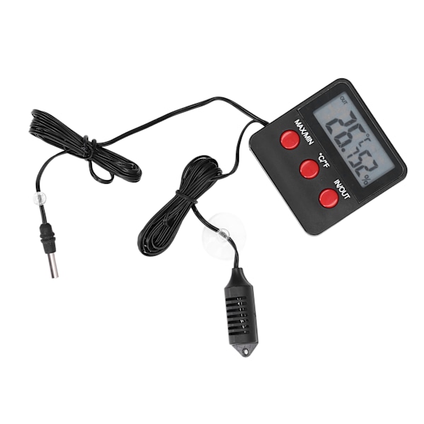 Fuktighets- och temperaturmätare Mini Termometer Digital Display Temp Sensor Meter Hygrometer DTH‑74