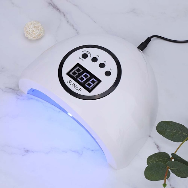 48W LED Nagellampa Gellackstorkare Snabb Torkande Nagelkonstmaskin 100-240V (EU-kontakt)