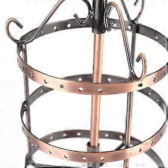 Øredobber Organizer, Roterende Displaystativ, Smykkeholder