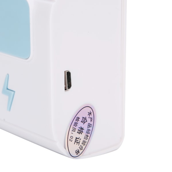 UVC Tannbørsteholder Veggmontert Stativ USB Oppladbar Slagfri Organizer for Bad