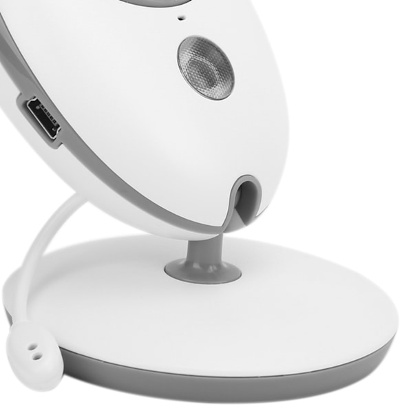 2,4G Digital Trådløs Babyalarm Sikkerhedskamera To-vejs Intercom Babyalarm 100‑240VEU Stikkontakt