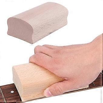 1 st Radieslipklossar för Gitarr Basband Planering Greppbräda Luthierverktyg