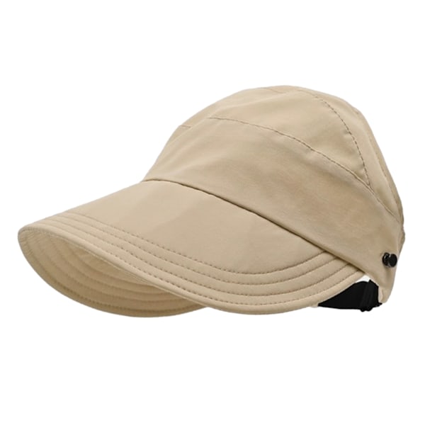 Snabbtorkande Basebollkeps Sport Hatt Utomhus Trendig Rygglös Basebollkeps för Vår och Sommar Khaki