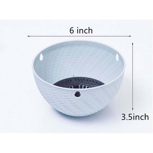 Hängande Planteringskärl för Inom- och Utomhusbruk, 5-Pack, 8,9 cm H × 15,2 cm Diameter, Slitstark Plast, 5 Pastellfärger, Inkluderar Hängkedja, Med Smart