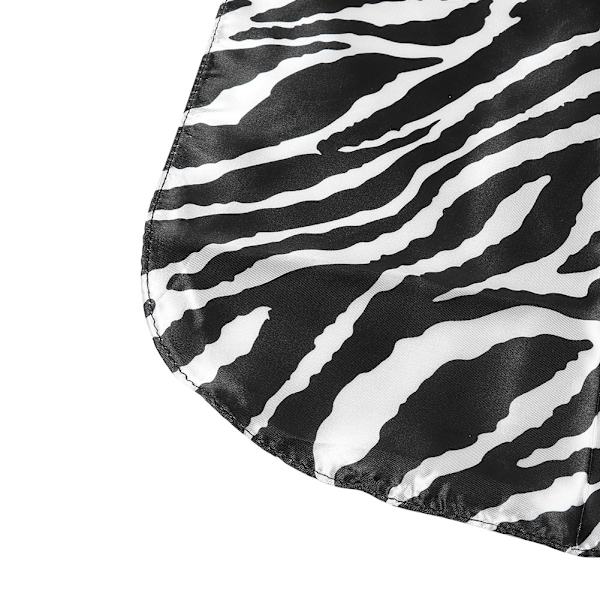 Vuxen Professionell Salong Zebra Randig Frisörkapp Hårtrimning Styling Förkläde för Frisör