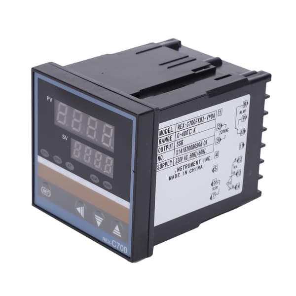 BERM Temperaturregulator Noggrannhet Digital Termostatbrytare REX‑C700FK02‑VxDA 220V
