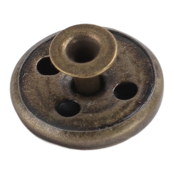18mm Läder Nitar Kit Rostsäkert Blekningsfritt Hållbart Järn Nit Stud DIY Läder Nit Tillbehör för Armband Hattar Bälten Brons