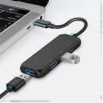 ZHSONG Type C Hub -jakaja Usb-c 2.0 -sovitin Monitoiminen Usb Multi Port -keskitin