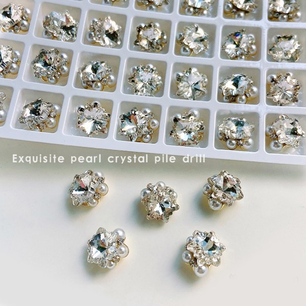 20 kpl Nail Crystal strassit, Nail Diamonds Lasi Metal Jalokivet