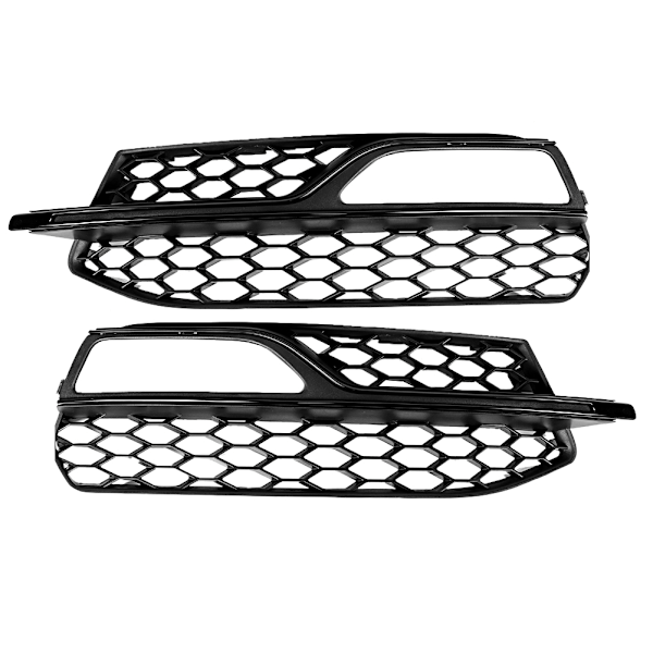Par Bumper Foglygtegitter med Sort Trim Passer til Audi A3 S-Line S3 13-16