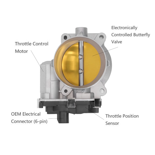 Elektroninen kaasuläppä 12601387 Vaihto Chevy Corvette Avalanche Camaro Suburban Tahoe