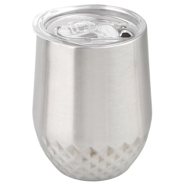 12oz Rostfri Mugg Rommbus Design Isolerad Kaffekopp med Lock