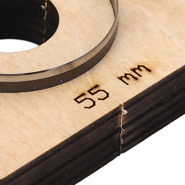 Nahkaleikkausmuotti 55 mm halkaisijaltaan ontto pyöreä muoto seos terästä DIY käsittely leikkausmuotti