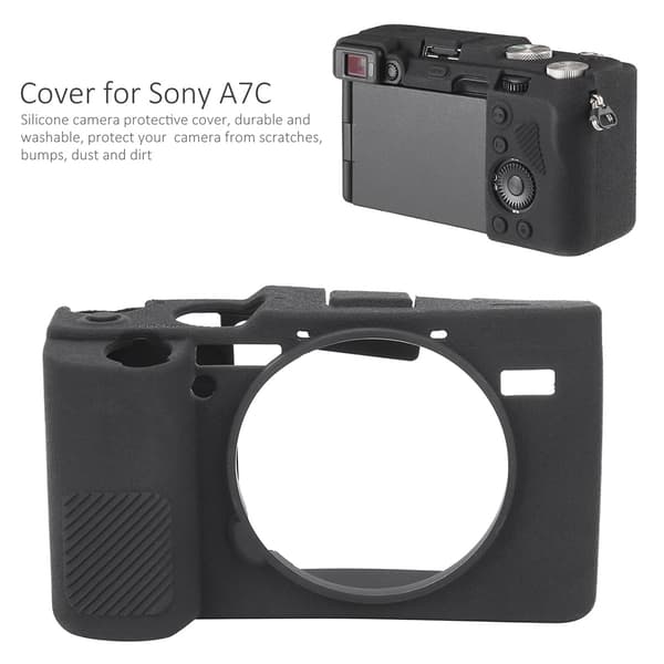Kamerabeskyttelse Silikon Antiskli Erme Husdeksel for Sony A7C