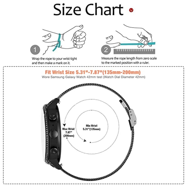 Urremme 24mm Rustfritt Stål Mesh Justerbar Rem For Suunto Spartan HR 7/D5i Svart