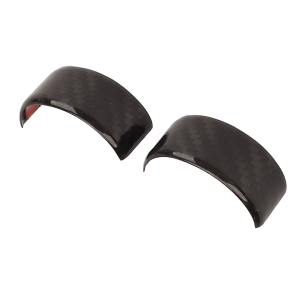 Ratstyre Trim Cirkel Kulfiber Ratstyre Trim Ring Dæksel Udskiftning til Chevy Corvette C8 2020 til 2023
