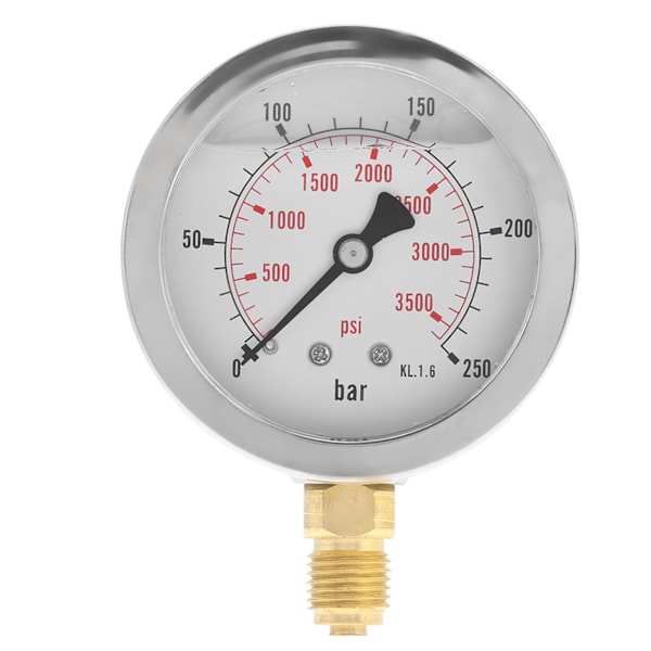 Kaivinkoneen hydraulipaineen testaussetti testauspisteliittimellä ja mittarilla