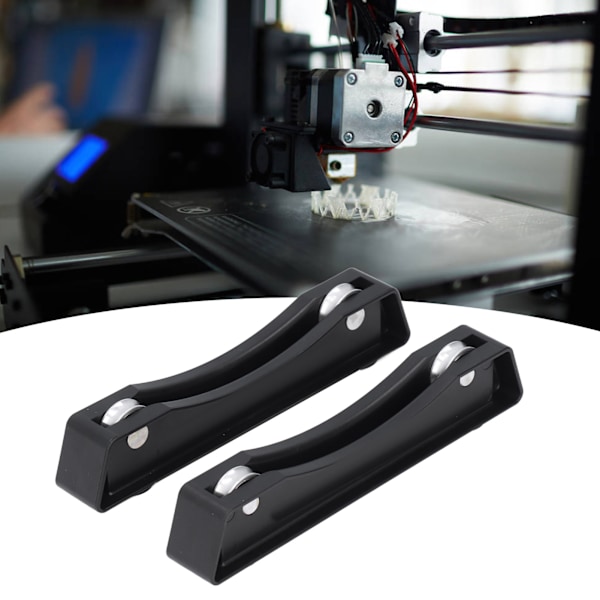 2 stk 3D-printer filamentspolholder Justerbar festebrakett for PLA ABS trykkmaterialer