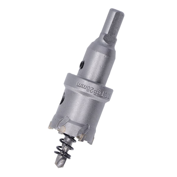 Karbid Hulsav Bit TCT Tyk Metal Tand Hulskærer Sæt med Hex Nøgle Kerneboring 28mm / 1.1in
