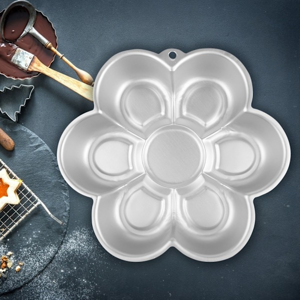 3D Stor Blomst Kageform til Fødselsdagskage - DIY Non-stick Bageform