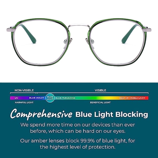 Fasjonable og enkle anti-blå briller med personlighet, m