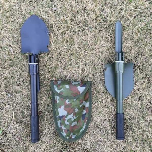 Multifunction Military Shovel Metal Folding Pickaxe, Mini