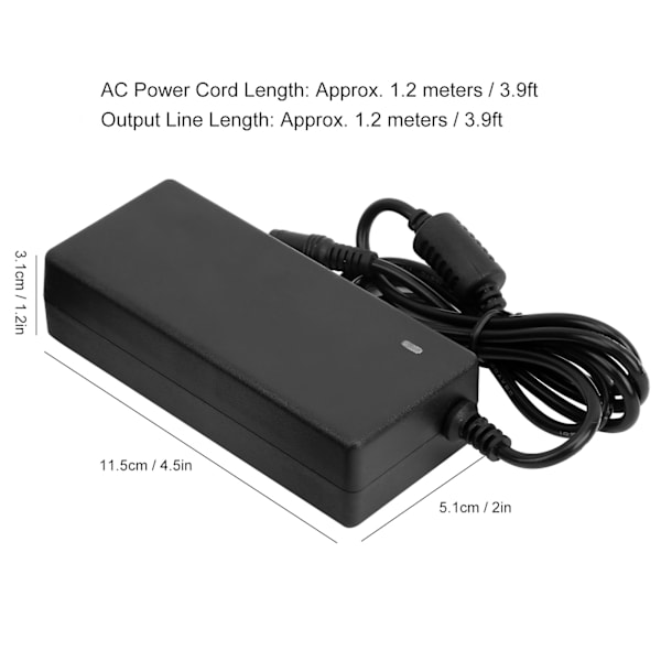 Nätadapterkabel 19V 3A för D60 SQ‑001 Elektrisk Lödkolv Laddning AC100-240VEU-kontakt