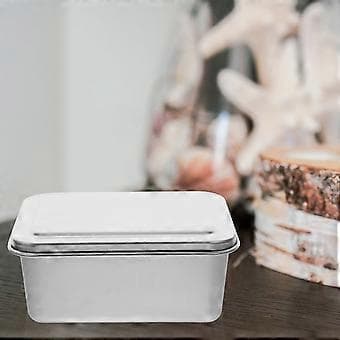 1 Sett Tiramisu Kakeform Rustfritt Stål Bakeform med Lokk Kake Bakeform Rustfritt Stål Boks