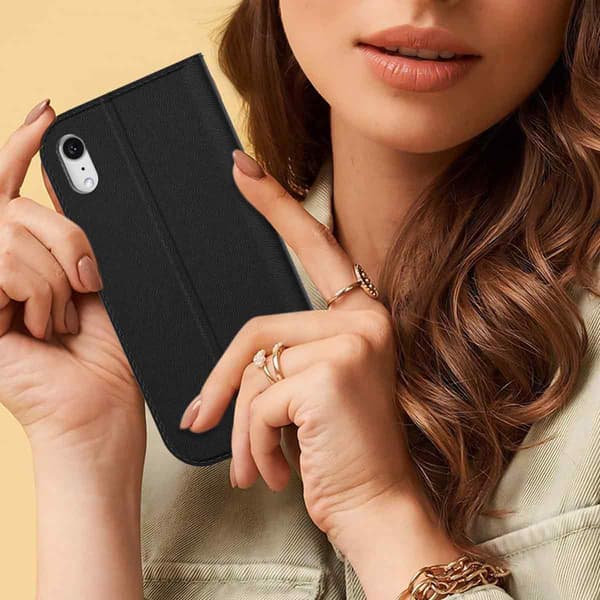 Iphone 11/11Pro/11ProMax Wallet Case Cover Taske Beskyttelse Kortholder - Sort iPhone 11 Pro