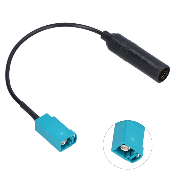 Bilstereo Radio Antenne Adapterkabel CD-spiller ISO Antenne Konverter Wire Auto Tilbehør