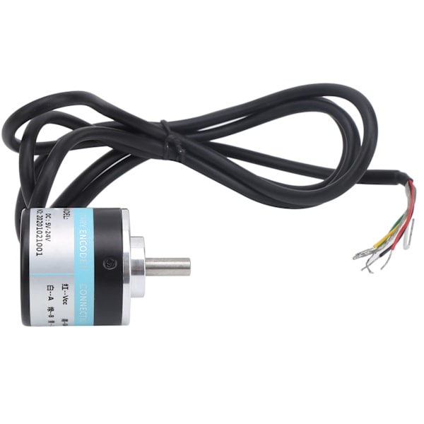 ABZ Encoder Inkremental 3-Fase Solid Shaft 6mm Motorreduktionsudstyr DC5-24VC38S6G5-300Z