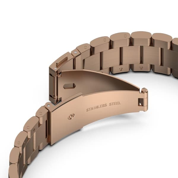 Urrem i rustfrit stål til HUAWEI Watch FIT2, Quick Release urrem i rustfrit stål med poleret finish, holdbart vævet metaldesign