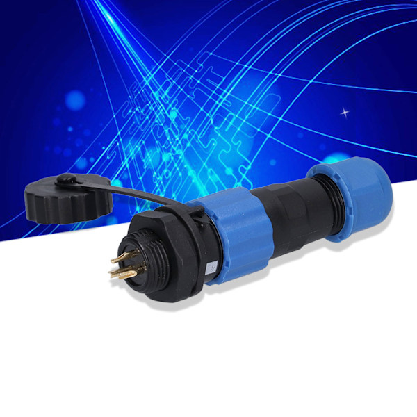 Aviation Stikkontakt Sikker Pålidelig Oxidationsbestandig Holdbar Kompakt Stik til Programstyrede Maskiner (3-polet (250V 5A))