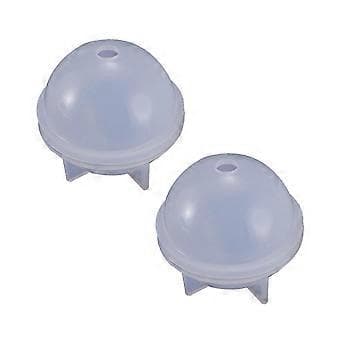 2 stk. Krystal Epoxy Gel Kugleforme Silikoneforme DIY Epoxyforme Kugle Manuelt Tilbehør Forme (Kugleform 50mm)(5CM )
