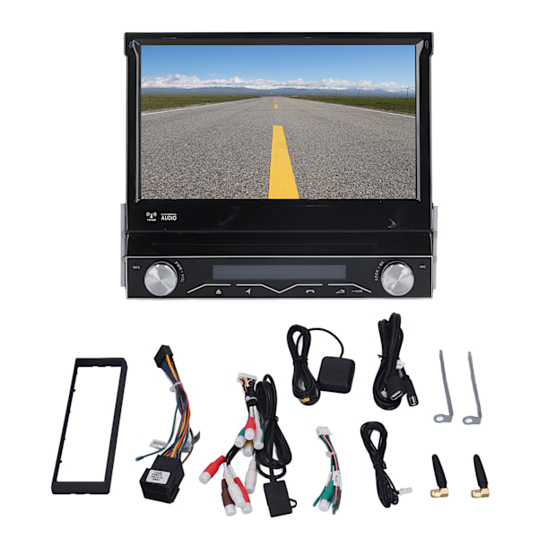 Single Din Bilstereo til Android 11.0 WIFI 4G DSP Carplay Auto GPS Navigation Universal Multimediaafspiller