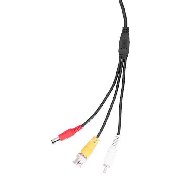 Bærbar CCTV-kabel 3-i-1 Video Audio Strømkabel BNC+RCA+DC-kontakt for DVR-overvåkingssystem (15m 49,2ft)