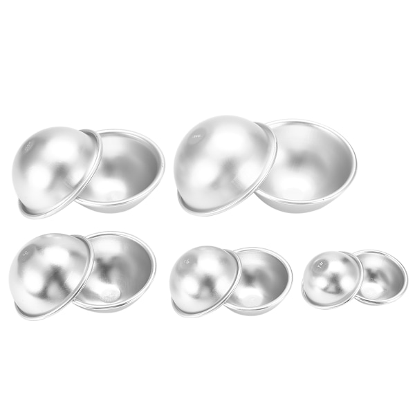 Håndlagde Baderbombeformer i Aluminiumlegering, Fizz-Håndverk, DIY-Kakeformverktøy