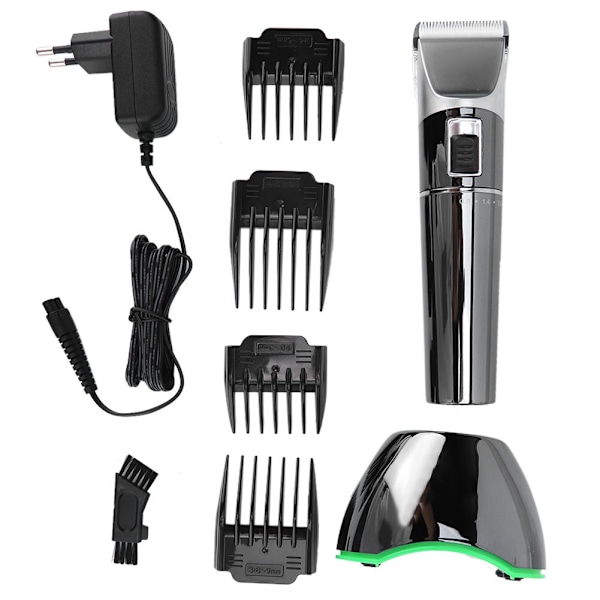 Laddningsbar Elektrisk Hårtrimmer Klippmaskin Frisörverktyg (EU-kontakt 100-240V)V-002