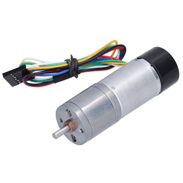 DC-Gearmotor med Encoder Hastighedsmåling Signal Feedback Smart Bil Dedikeret JGA25‑371DC12V 280RPM