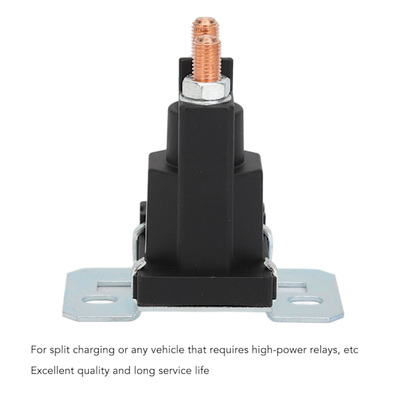 200A Starter Relæ Solenoid ABS Messing Terminal Post Type Starter Solenoid til Plæneklippere Gaffeltrucks 12V
