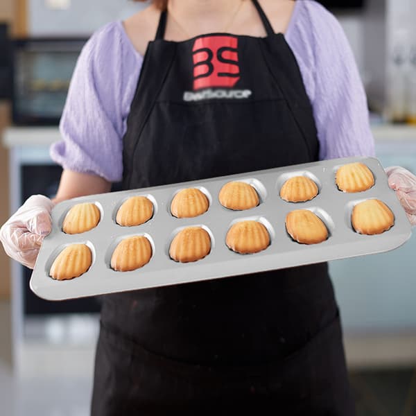 Cookie bageplade, skålformet form kageform, cookie bageform Kyaukmoon silver