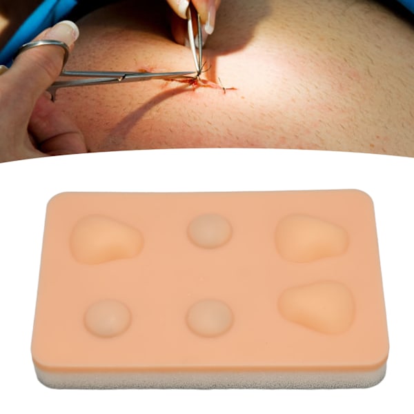 Silicone Cyst Excision Model Demonstration Talgkyste Drænage Pad Model til Undervisning og Træning