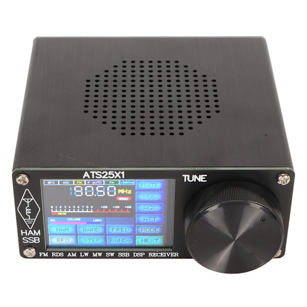 ATS25X1 Si4732 Radiomottaker Full Band FM LW MW SW SSB 2.4in Fargeskjerm 3000mAh Batteri DSP-mottaker