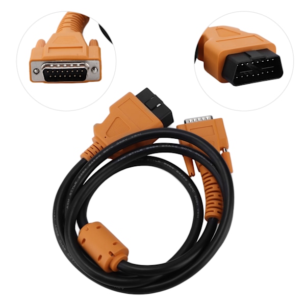 152cm/4.99ft Universal OBD2 16-polig Han till Hona Förlängningskabel Diagnostisk Förlängningskabel för Bil