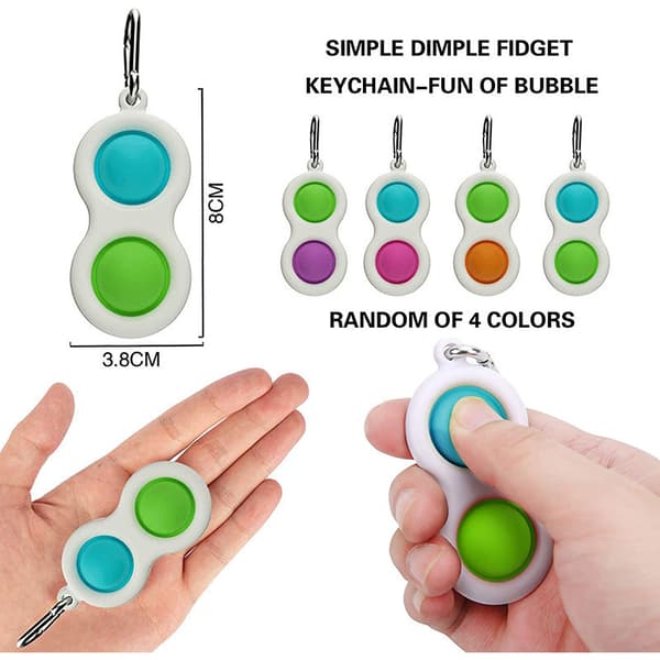 Blå Rosa Boble Finger Dekompresjon Deformasjon Pioneren Mi