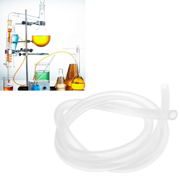 Peristaltisk Pump Slang Silikon Slang Rör Hydrauliska Utrustningstillbehör Transparent 1 Meter 6,4mmx9,6mm