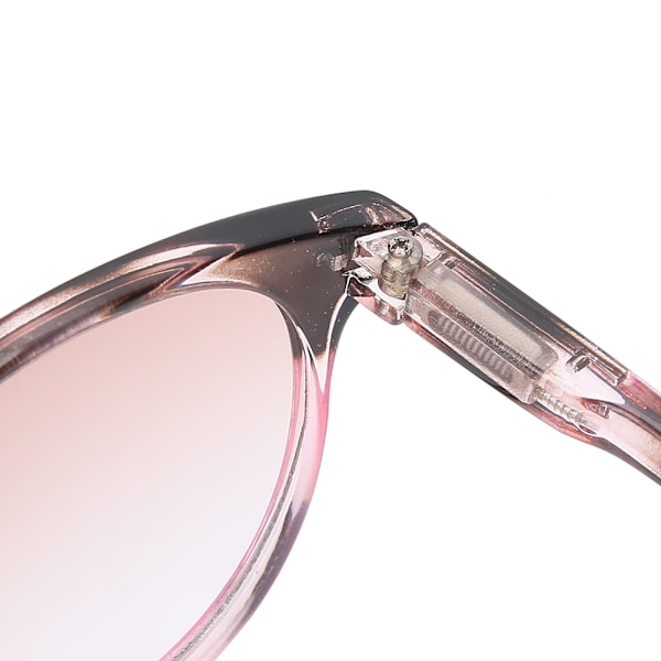 Unisex HD Presbyopi Briller til Læsning med Etui + 250 Transparent Pink Stel