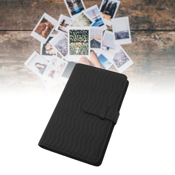 96 Taskun Mini-valokuva-albumi PU-nahasta Valokuva-albumi Suuri kapasiteetti Kuvien säilytysklipsipidike Fujifilm Instax Mini 12 11 Luottokorteille Elokuville