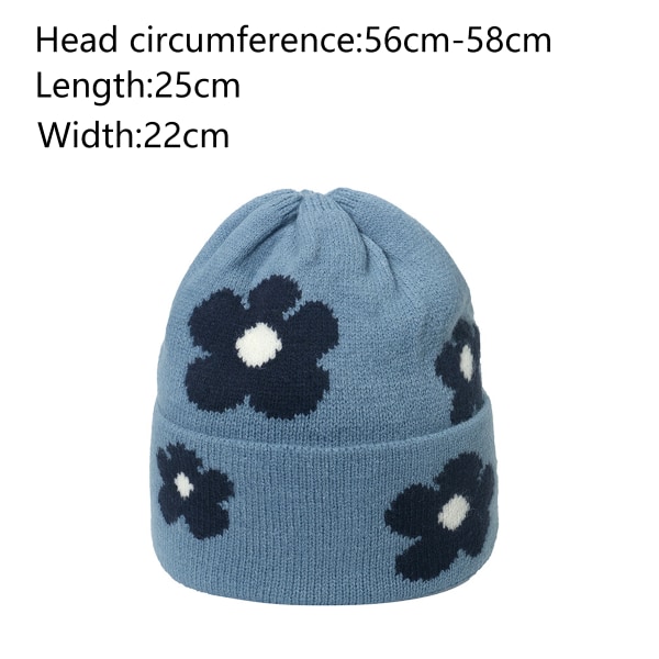 Söpö pipot tytöille Beany Naiset Beanie Cap Print  Villa Neuloa H